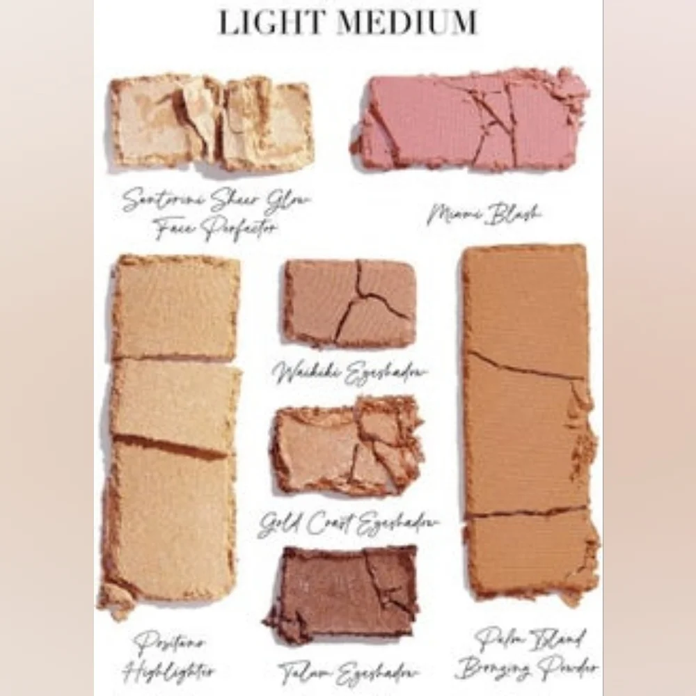 Ciaté London Brazilian Glow Eye & Face Palette in Light Medium, 8.8g/0.31oz